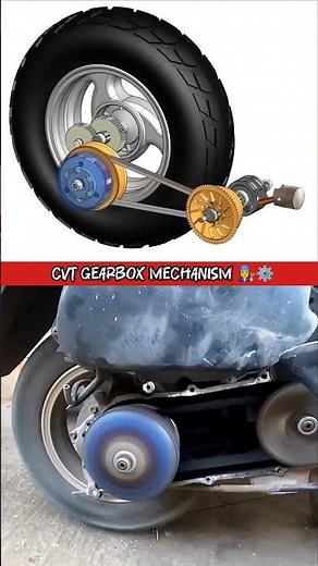 CVT gearbox mechanism ⚙️👩‍🔧 #3danimation #animation #automobile #engineering #mechanical #3d 🔥