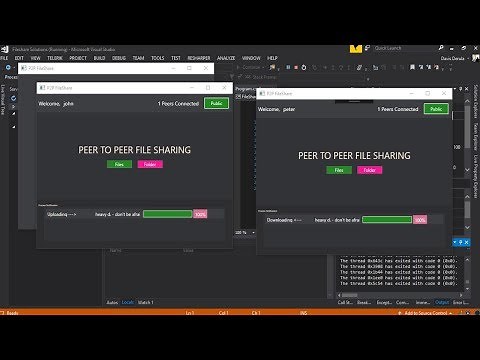 Peer To Peer Programming File-Sharing System with C# Part 1
