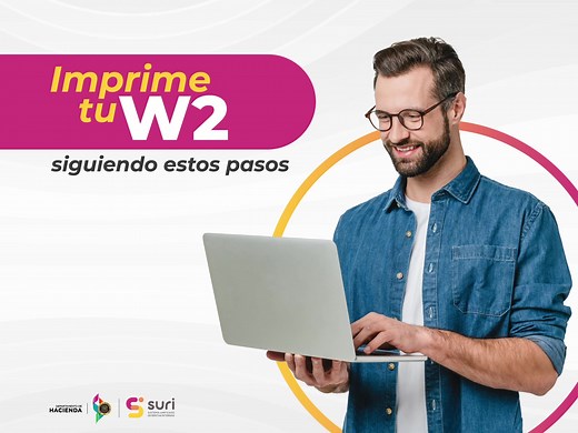 ¡Ahora obtener tu W2 es más fácil! Entra a tu cuenta de SURI y sigue los pasos. Para más información visita: https://suri.hacienda.pr.gov/_/#4 #CicloContributivo2022 #DepartamentoDeHacienda #MiAmigaSURI | Departamento de Hacienda