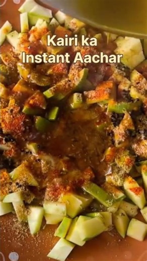 10 Min Instant Mango Pickle | आम का अचार | Summer Recipes | Indian Pickle Recipe #mangopickle #food