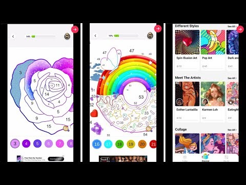 Colorscapes - Coloring Games (IOS Gameplay)