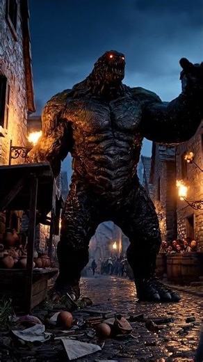 Monster Attack in the City! Terrifying Creature Caught on Camera 😱