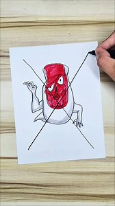 Drawing Bridge Worm trevor Henderson 😨 #bridgeworm #trevorhenderson #analoghorror #horror #creepy | Easyar Tist