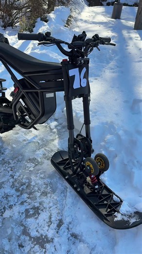 Fast E-Bike GT54Pro with Snowmobile Conversion Kit