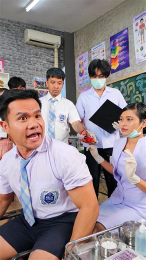 สายไร้ความรู้สึก 💉😐(เจอประจำ ตอน ฉีดวัคซีน) #เจอประจำ #ฉีดวัคซีน #บี้เดอะสกา #bietheska