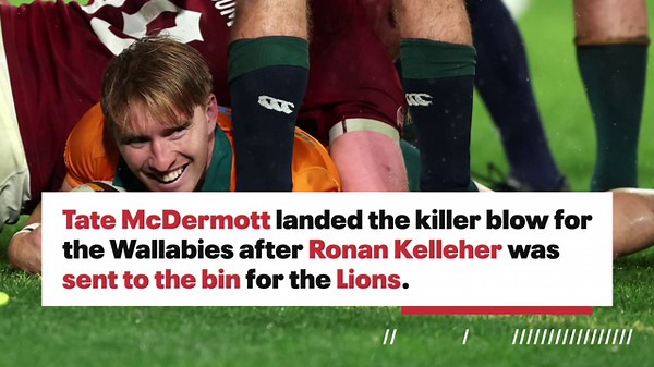 Australia 22-12 British and Irish Lions - third Test match report