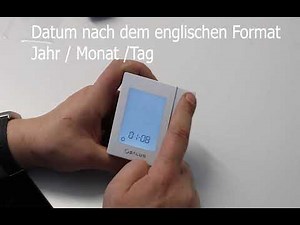 VS20WRF/VS10WRF Zeit und Datum einstellen