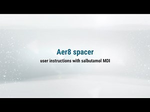 Aer8 spacer user instructions with salbutamol MDI