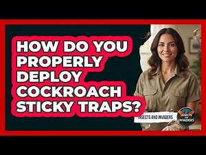 How Do You Properly Deploy Cockroach Sticky Traps?