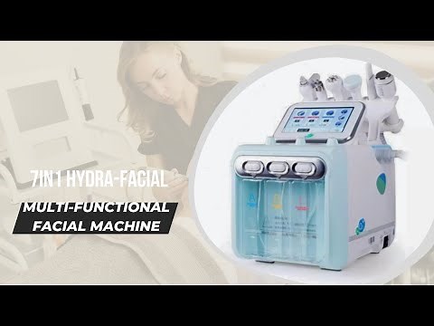 How to Setup 7 in 1 Hydra Facial Machine | H2O2 | Multi-functional facial machine | JP Skin Care