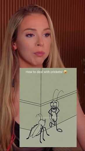How to deal with crickets..🤣 #riddles #funny #comedy #jokes #memes #funnymemes #laugh #funnyvideos #funnyreels #cartoon | Untouchablesatv