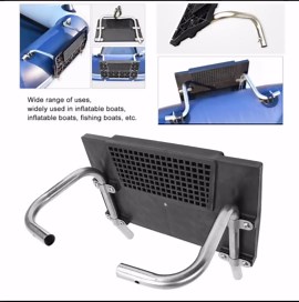 Boat Outboard Motor Bracket, Heavy Duty Stable Support Outboard Motor Stand, Portable Lightweight PVC and Metal Construction, for Rubber Boat Inflatable Boat