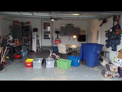 DIY GARAGE CIGAR BAR BEFORE AND AFTER