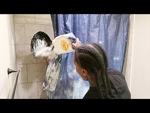 FLOUR SHOWER PRANK ON FLO!!! *didn't end well*