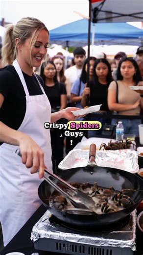 Whoever dares to eat it will turn into Spider-Man 😱!? #streetfood #extremefood #extremeculinary