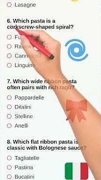 Italian Pasta Shapes Quiz: Match Farfalle, Bucatini, Orecchiette and More From little ears to hollow