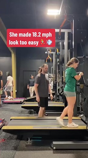 Girl's Intense Treadmill Sprint Will Leave You Breathless