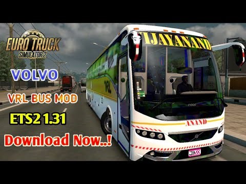 🤔How to download volvo Vrl Bus Mod for euro truck simulator 2 | Volvo bus game 1.31 | #ets2