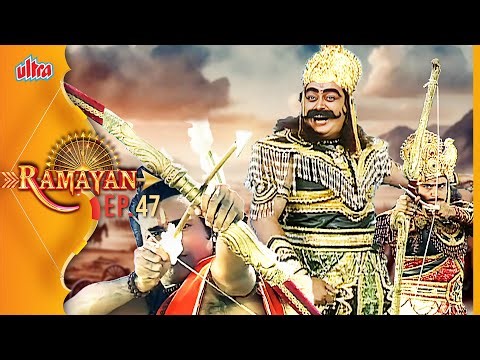 कैसे हुआ मेधनाथ और कुम्भकर्म का वध प्रसंग | Ramayan EP 47 | रामायण | Nitish Bharadwaj, Smriti Irani