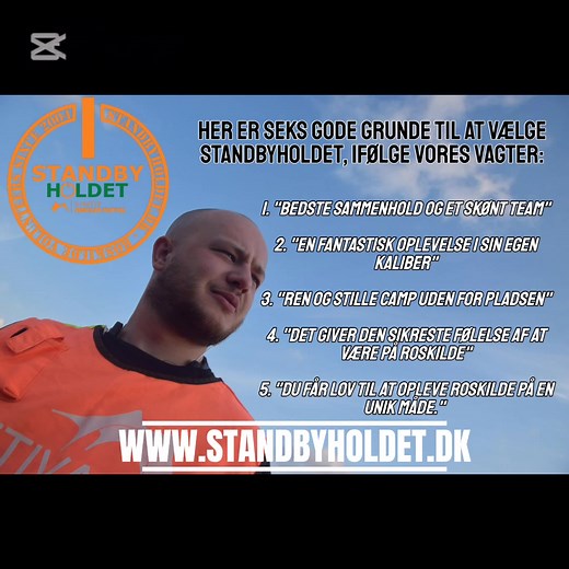 VI HAR ÅBNET FOR TILMELDINGEN 2026! Roskilde Festival har offentliggjort 24 bands allerede, hvilket betyder at vi også skal igang med at rekruttere alle de seje mennesker 💪🏼 Slip for at lægge i kø og løbe ind på pladsen! Bliv en del af Roskilde Festivals resource team og sikre dig en plads på næste års festival 🧡 Tilmeld dig på www.standbyholdet.dk #roskildevolunteer #fyp #roskildefestival #standbyholdet #foryoupage💙 #volunteer | Standbyholdet