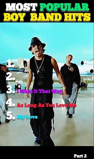 MOST POPULAR BOY BAND HITS _ PART 2 | #popculture #boybands