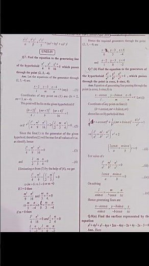 Bsc-1st year maths paper-lll (analytical geometry and optimisation theory) #math #jaipur