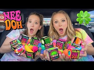 HUNTING FOR THE VIRAL NEEDOHS 🌈😱🍀🤞🏼#trending #satisfying #fidget #needoh #shopping #viral #tiktok