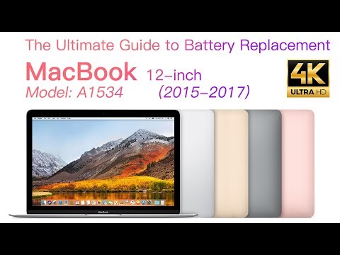 Battery Replacement for MacBook 12-inch A1534(2015,2016,2017)
