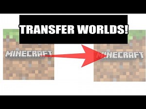 HOW TO TRANSFER YOUR MINECRAFT WORLD TO ANOTHER DEVICE!