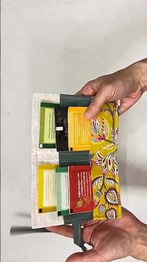 🎄EASY DIY gift for tea lover - make tea bag wallet at home