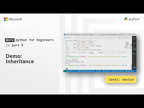 Demo: Inheritance | More Python for Beginners [9 of 20]