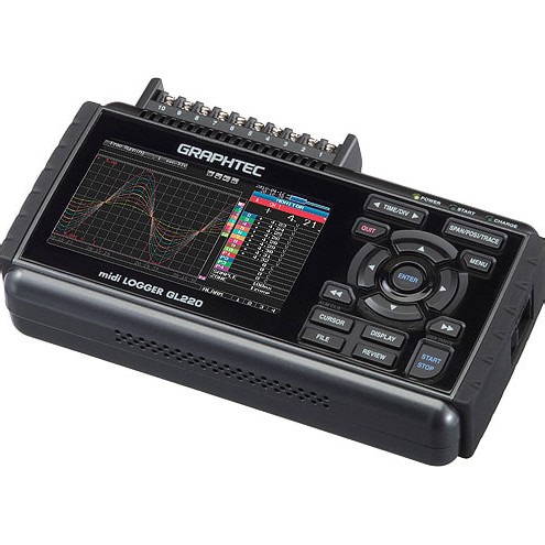[중고] GRAPHTEC GL220 데이터로거 (10ch) 그라프텍 midi logger : 지니어스인더스트리 - 대한민국 No.1 산업장비 공급채널