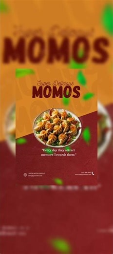 "🔥 Momos Poster Design in Canva | Viral Graphic Design Idea 2026 | Client-Winning Poster Tutorial"