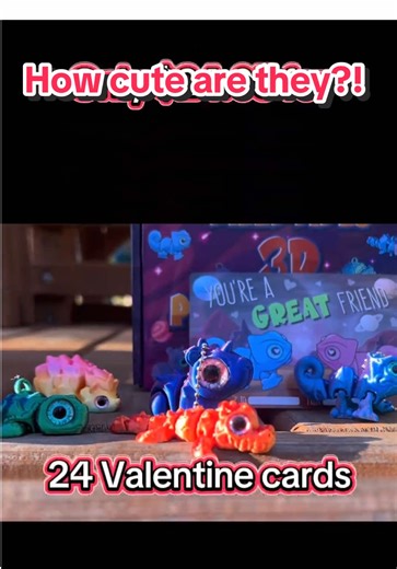 Replying to @Baby cakes 3D Printed Animal Keychains-who doesn’t love them! 24. Valentine’s enough for the whole class! Super popular and will sell out! @Cozy Coloring #3DPrinted #valentinesday #Gift #MomsOfTikTok #kids