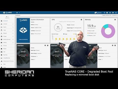 How to replace a failed TrueNAS CORE boot drive (October 2021)