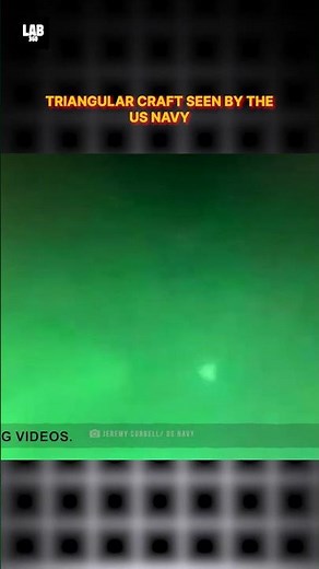 Mysterious Triangular UFO Caught On Camera by the US Navy #shorts #lab360 #alien #trending #ytshorts