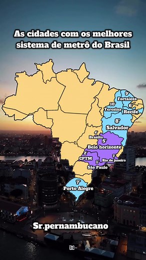 Top Metro Systems in Brazil: CPTM and São Paulo