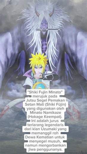 Shiki fujin jurus terlarang dari klan Uzumaki.. Yg hanya bisa digunakan oleh Hokage ke 3 dan Hokage ke 4 #narutoshippuden #animenaruto #animeboruto #anime #manga | Novel Novelta