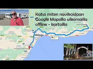 Miten ulkomailla ja myöskin Suomessa voi navikoida Google Maps kartan avulla ja säästää mobiilidataa
