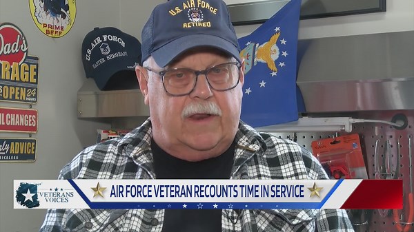 Veterans Voices: Air Force airplane mechanic trained to become loadmaster