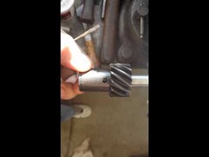 Distributor gear index question