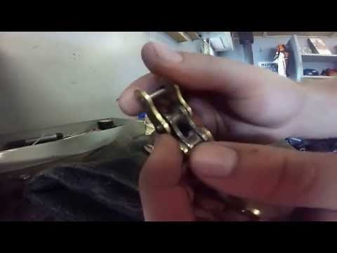 How to Install O-ring chain With NO SPECIAL TOOLS