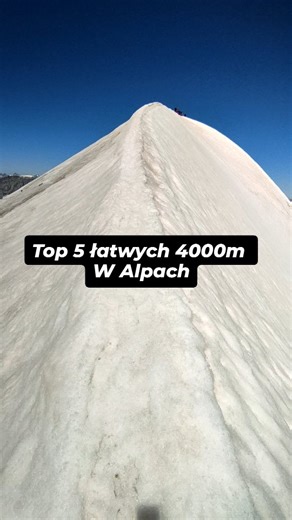 Lucas Extreme Mountains | Oto moja propozycja 5 łatwych technicznie 4 tysieczników w Alpach , na których można sprawdzić się na wysokości :-) Niestety na każdym z... | Instagram