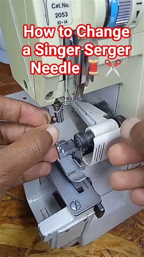 How to Change a Singer Serger Needle 🧵✂️