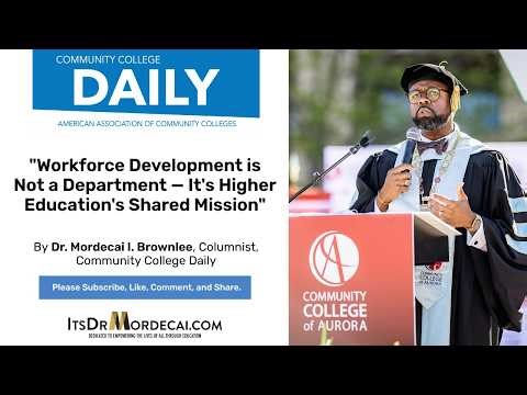 Workforce Development is Not a Department — It’s Higher Education’s Shared Mission