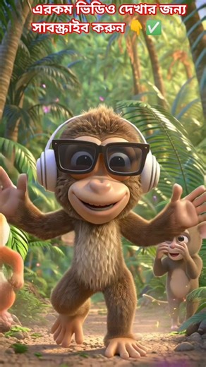 🐒💃 Monkey With Headphones Dancing Like a Superstar in the Jungle! 🌴😂