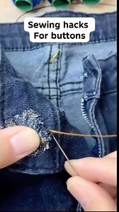 Sewing hacks for buttons | Creative and tips