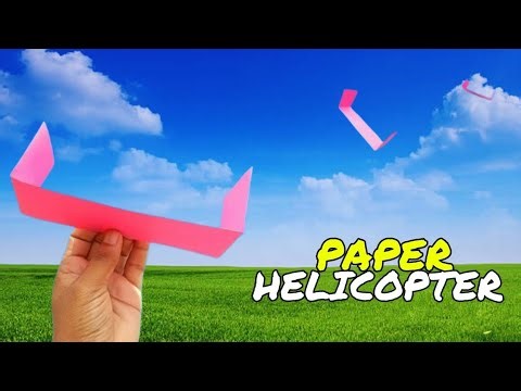 How To Make A Paper Helicopter Easy Step-by-Step Origami | Paper Helicopter