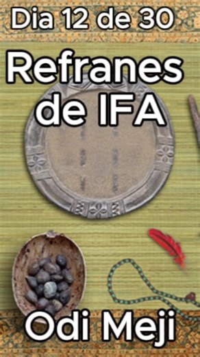 Odi Meji✨ Refran #ashe #eshu #ifa #olodumare #literatura #tradicion #orishas