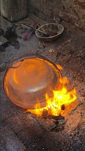 Traditional Silver Coating Process on Brass Utensils | Satisfying Metal Work